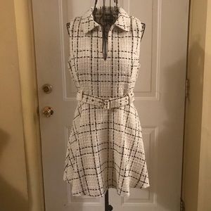 Sleeveless Tweed mini dress